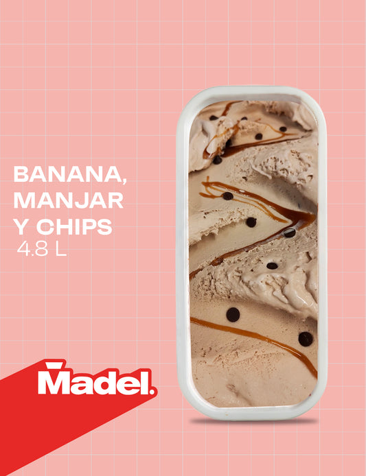 Bacha Banana, Manjar y Chips [4.8L]