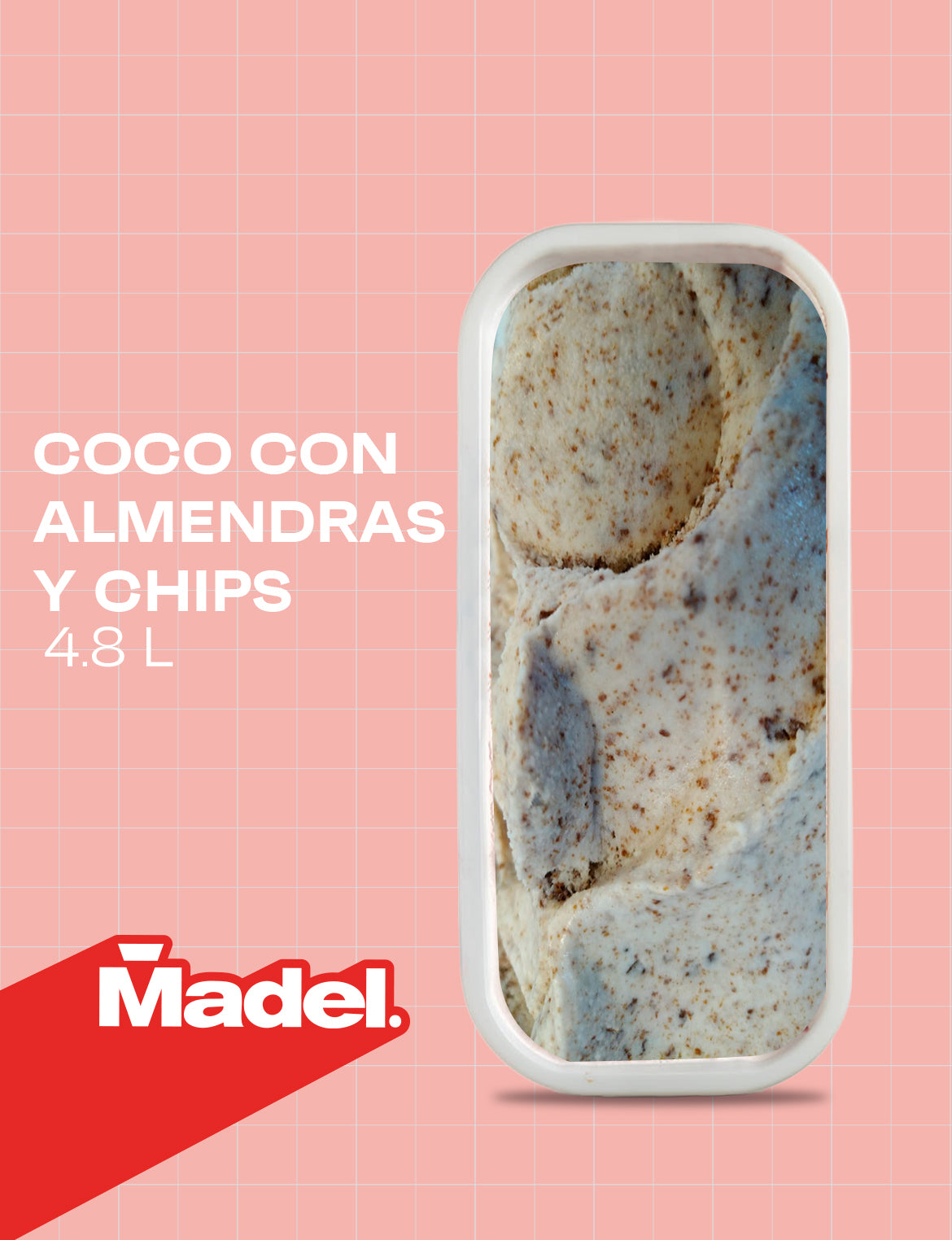 Bacha Coco con Almendras y Chips de Chocolate [4.8L]