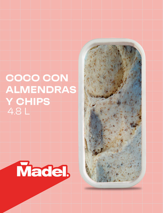 Bacha Coco con Almendras y Chips de Chocolate [4.8L]