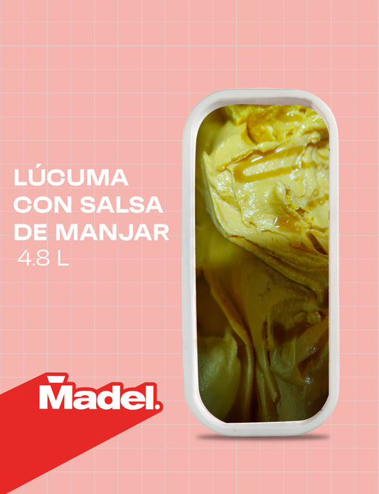 Bacha Lúcuma con salsa de Manjar [4.8L]